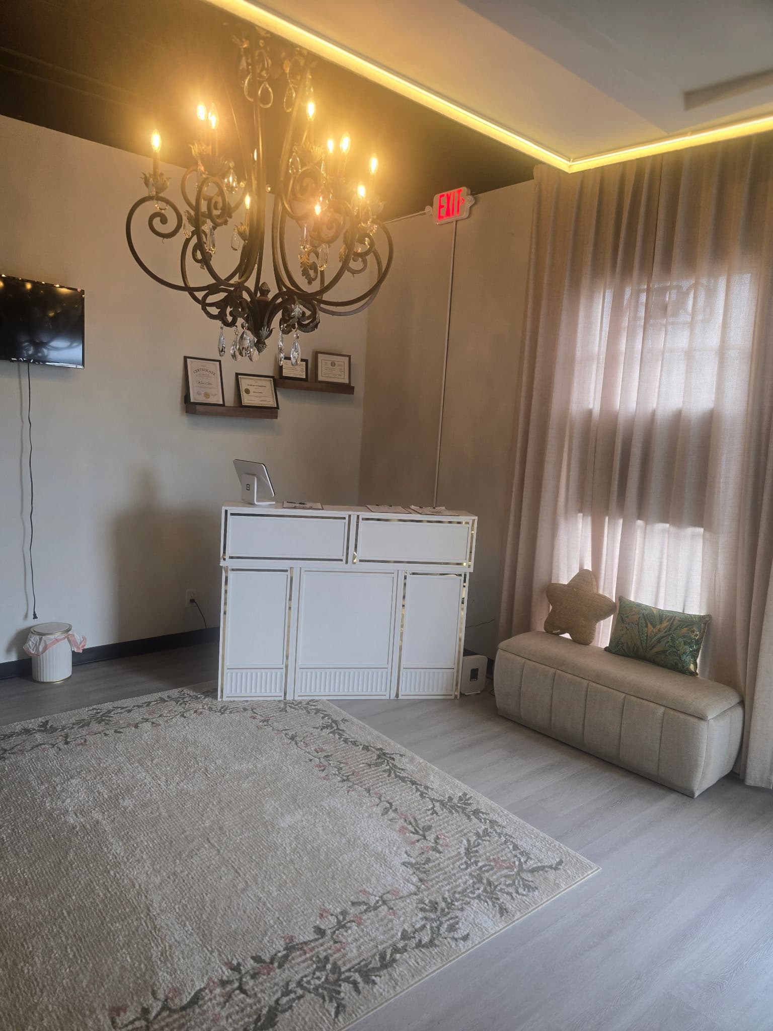 Our welcoming reception lounge